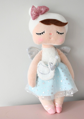 Metoo Angel doll with a handbag