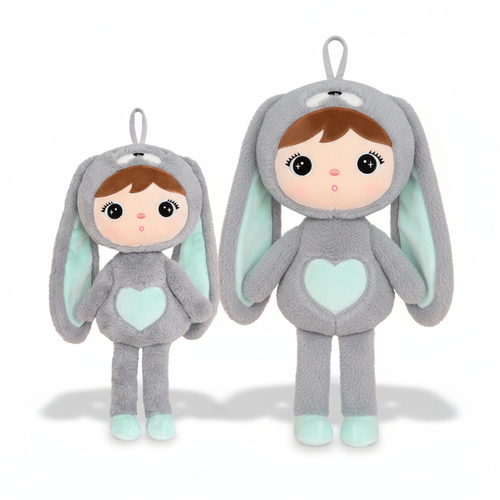 Grey/mint rabbit 70cm