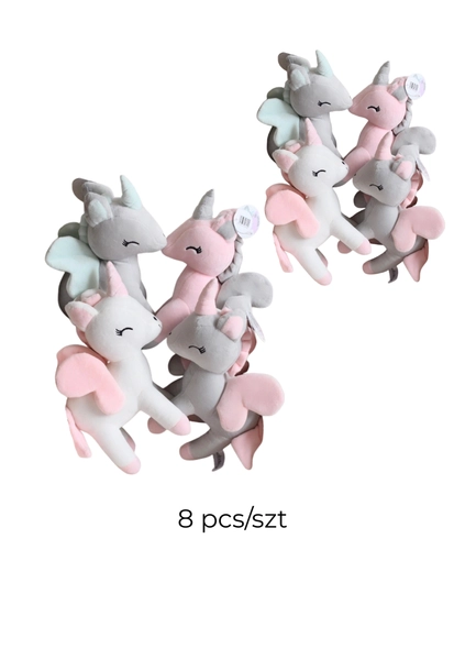 8 pcs - BOX Unicorns size M