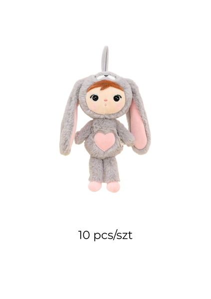  10 PCS Pack Metoo Grey/Pink Bunny 30cm