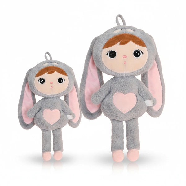 Grey/pink rabbit 70cm