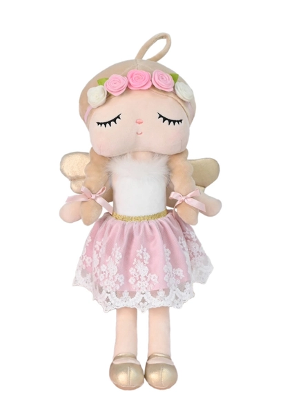 Metoo doll with a colorful wreath 48cm