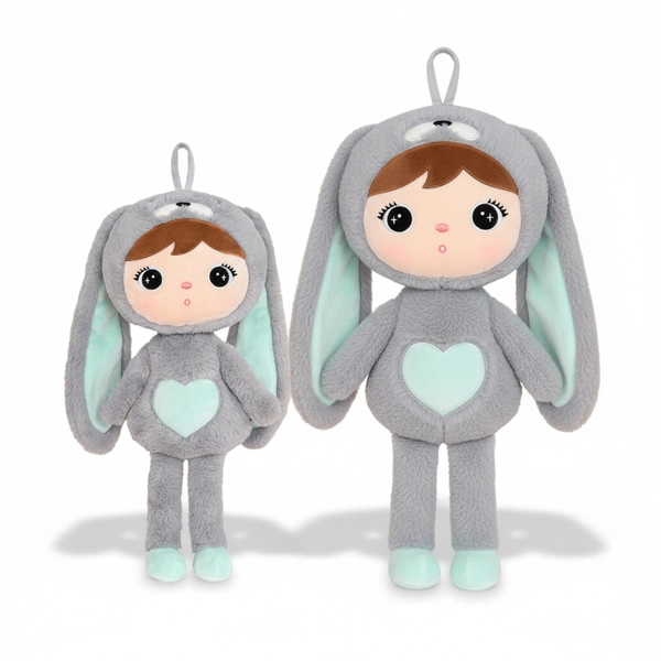 Grey/mint rabbit 70cm