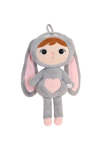 Metoo Grey/Pink Bunny 50cm