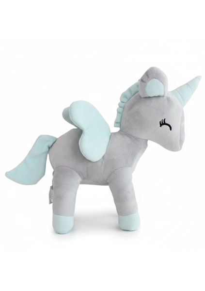 Plush Grey/mint Unicorn M size