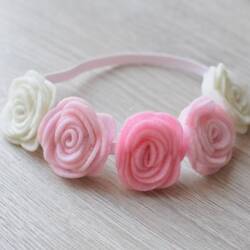 Headband with flowers for a Melootka doll or unicorn