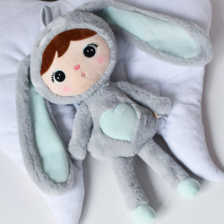 Metoo Grey/Mint Bunny 50cm