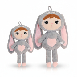 Grey/pink rabbit 70cm