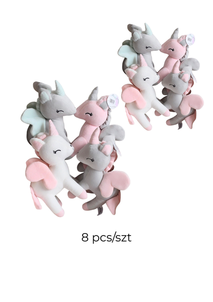8 pcs - BOX Unicorns size M