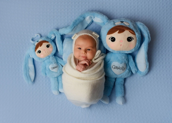 Metoo SkyBlue Rabbit 50cm