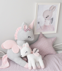 Plush White Unicorn L size