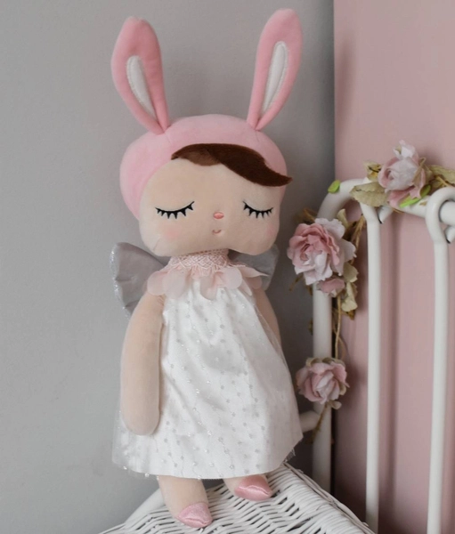 Metoo Angel doll in a white dress