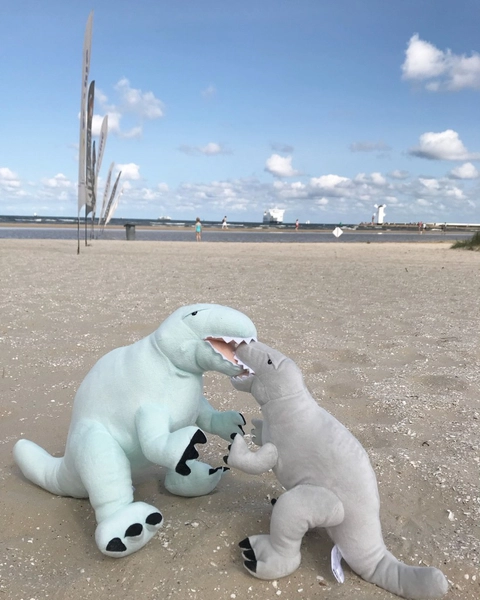 Mint Plush Dinosaur Tyrannosaurus Rex- L size