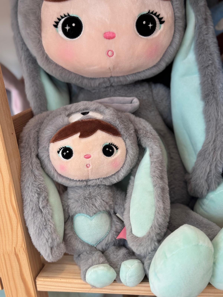 Metoo Grey/Mint Bunny 30cm