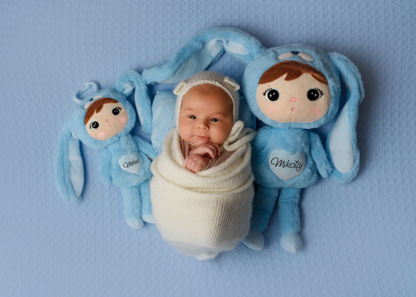 Metoo SkyBlue Rabbit 50cm