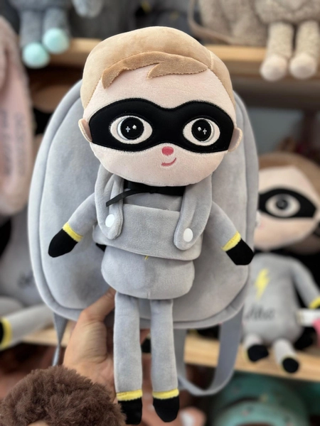 Metoo backpack with a removable plush toy - Superboy Boy