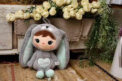 Metoo Grey/Mint Bunny 50cm