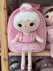 Backpack Metoo with Removable Plush doll - Ballet Girl