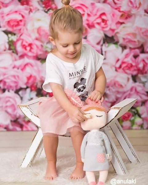 Metoo Gray Angela doll 42cm