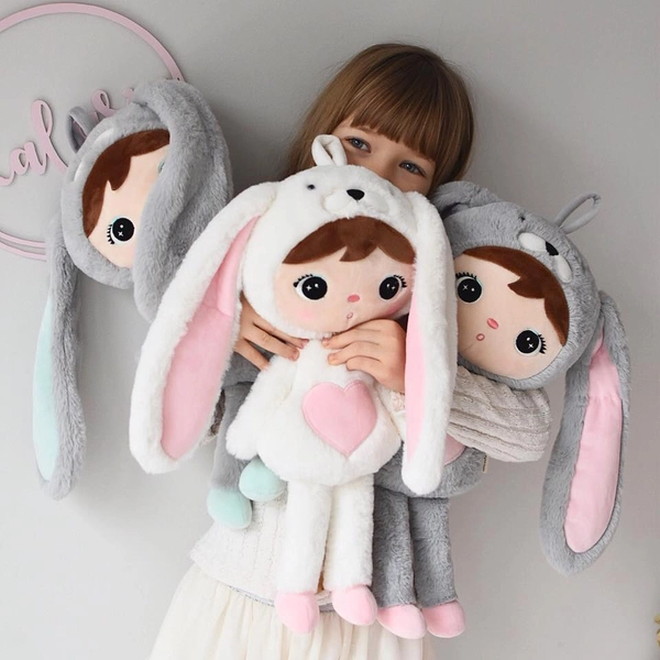Metoo Grey/Mint Bunny 50cm