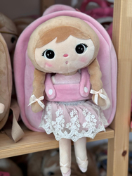 Backpack Metoo with Removable Plush doll - Boho Girl