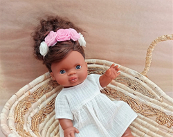 Wicker doll carrier - Moses basket