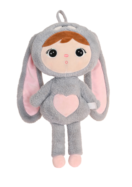 Metoo Grey/Pink Bunny 50cm