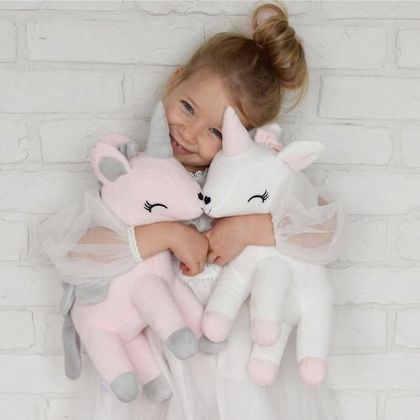 Plush White Unicorn L size