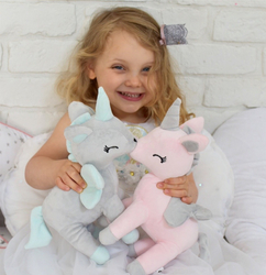 Plush Pink Unicorn M size