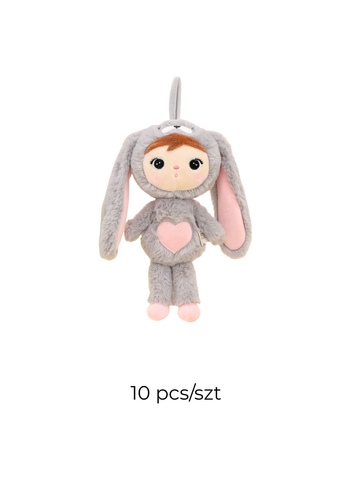10 PCS Pack Metoo Grey/Pink Bunny 30cm