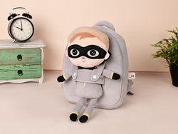 Metoo backpack with a removable plush toy - Superboy Boy