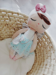 Metoo Angel doll with a handbag