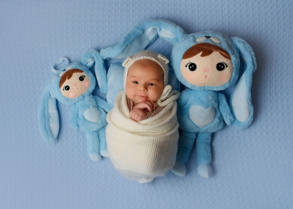 Metoo SkyBlue Rabbit 50cm