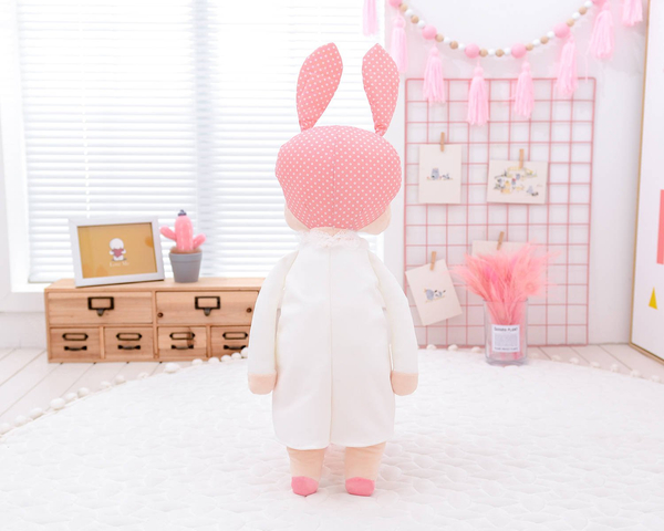 Metoo doll in a white dress 70cm, XL size