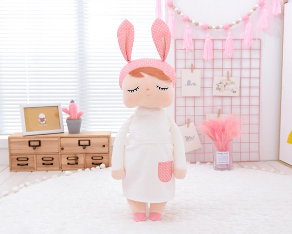 Metoo doll in a white dress 70cm, XL size