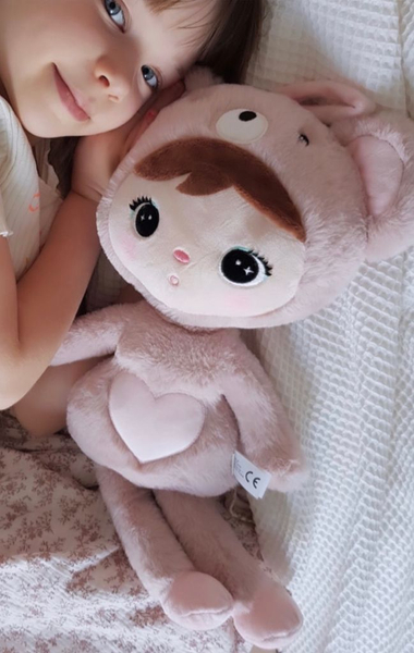 Metoo Powder Pink Bear 46cm