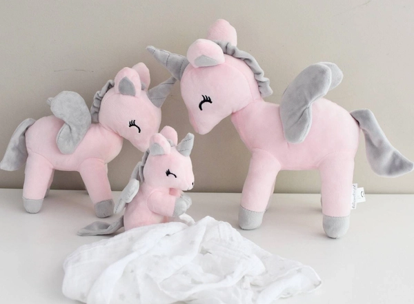 Plush Pink Unicorn M size