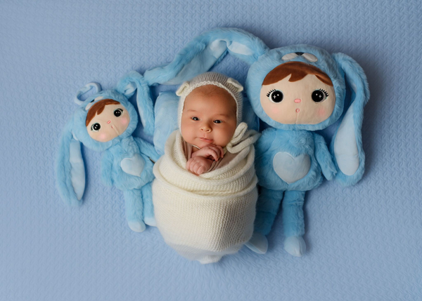 Metoo SkyBlue Rabbit 50cm