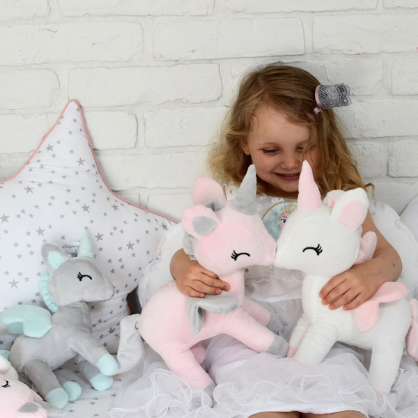 Plush White Unicorn L size