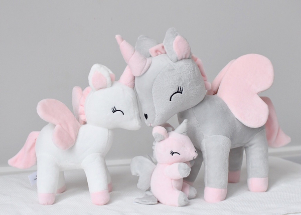 Plush White Unicorn M size