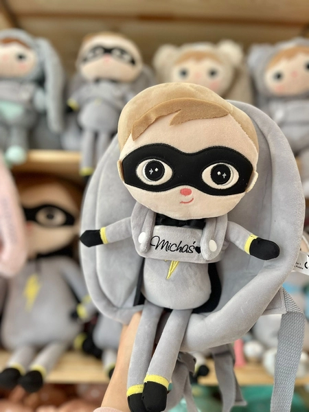 Metoo backpack with a removable plush toy - Superboy Boy