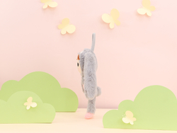 10 PCS Pack Metoo Grey/Pink Bunny 30cm