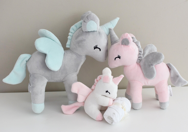 Plush Pink Unicorn M size