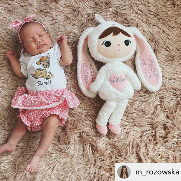 White Metoo Bunny 50cm