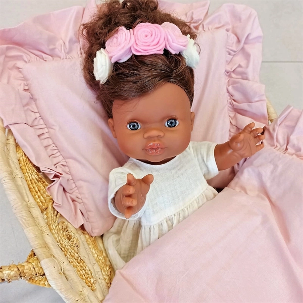 Wicker doll carrier - Moses basket