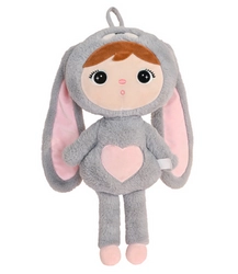 Grey/pink rabbit 70cm