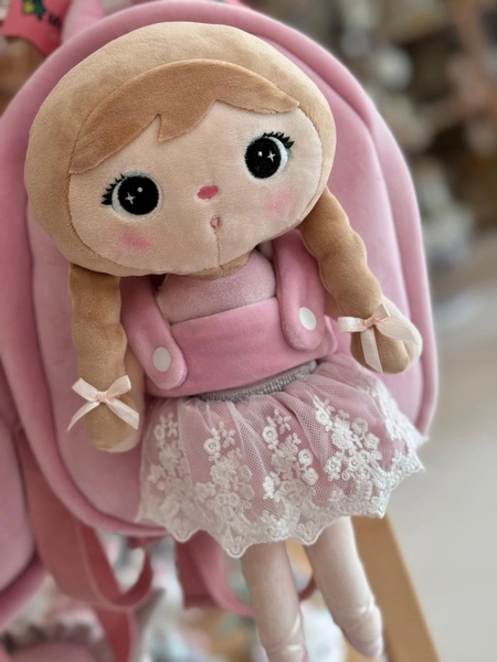 Backpack Metoo with Removable Plush doll - Boho Girl