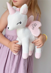 Plush White Unicorn L size