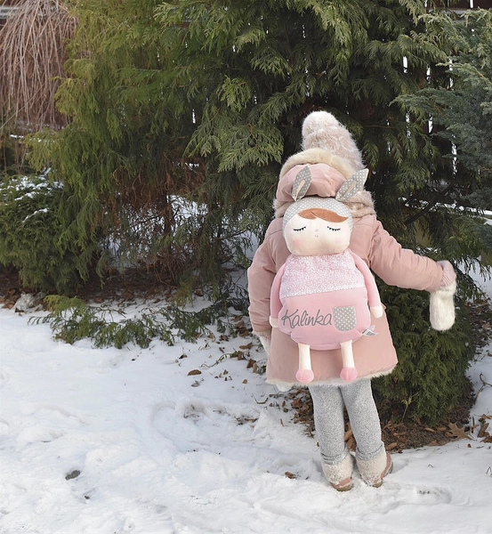 Metoo Backpack Pink Angela doll