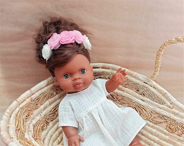 Wicker doll carrier - Moses basket